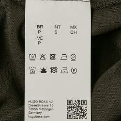 Boss By Hugo Boss Grey Pique Cotton Polo T-Shirt M