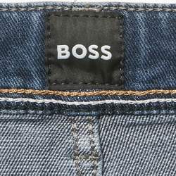 Pre Owned Boss By Hugo Boss Denim Blue Slim Fit Delaware Jeans S Waist 30"