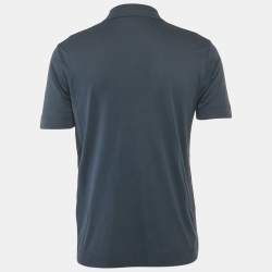 Pre Owned تي شيرت بوس باس هوغو بوس أزرق بحري فيرونا عادي مقاس متوسط (ميديوم)