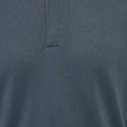 Pre Owned تي شيرت بوس باس هوغو بوس أزرق بحري فيرونا عادي مقاس متوسط (ميديوم)