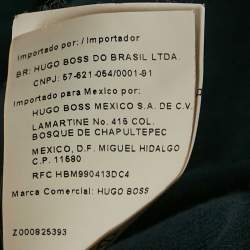 Pre Owned تي شيرت بوس باس هوغو بوس أزرق بحري فيرونا عادي مقاس متوسط (ميديوم)