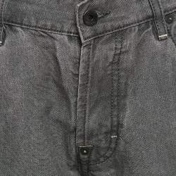 Boss By Hugo Boss Grey Cotton Blend Regular Fit Pants L