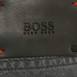 Boss By Hugo Boss Grey Cotton Blend Regular Fit Pants L