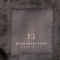 Pre Owned Boss By Hugo Boss Brown Wool Segal3 Pants Suit S
