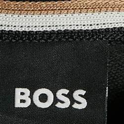 Boss By Hugo Boss Back Logo Print Cotton Knit Hoodie M