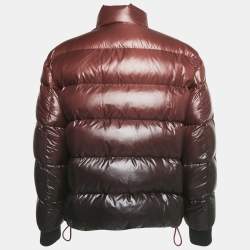 Pre Owned Boss by Hugo Boss Brown Ombre Synthetic Down Puffer Jacket M