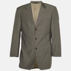 Boss By Hugo Boss Grey Wool Da Vinci Blazer M