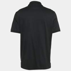 Boss By Hugo Boss Porsche Design Black Cotton Slim Fit Polston Polo T-Shirt XL