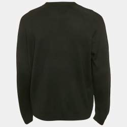 Boss By Hugo Boss Black Nylon Knit Crewneck Sweatshirt XL