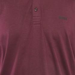 Boss By Hugo Boss Purple Jersey Paule Polo T-Shirt XXL