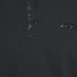 Boss By Hugo Boss Black Cotton Paddy Mirror Polo T-Shirt XL