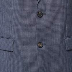 Boss By Hugo Boss Navy Blue Wool Suit L