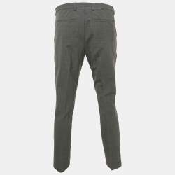 Boss By Hugo Boss Grey Crepe Formal Trousers L