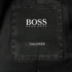 Boss By Hugo Boss Black Wool & Cashmere T-Lennard4 Jacket & Coat Set XXL