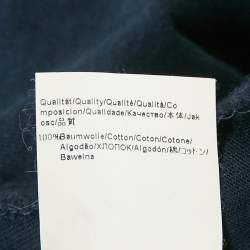 Boss By Hugo Boss Navy Blue Cotton Zip Front Track Jacket XL