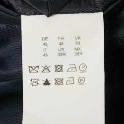 Boss By Hugo Boss Navy Blue Wool & Silk Tailored Suit M