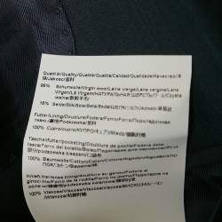 Boss By Hugo Boss Navy Blue Wool & Silk Tailored Suit M