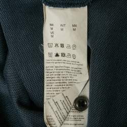 Boss By Hugo Boss Blue Cotton Polo T-Shirt M