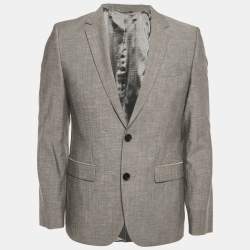 Boss By Hugo Boss Grey Wool Blend Aeron1/Hamen1 Blazer M