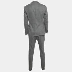 Pre Owned Boss By Hugo Boss Grey Wool Neyman/Bolt Suit M