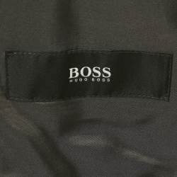 Pre Owned Boss By Hugo Boss Grey Wool Neyman/Bolt Suit M