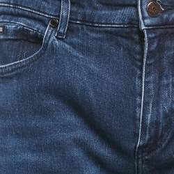 Pre Owned Boss By Hugo Boss Blue Denim Regular Fit Jeans L Waist 34"