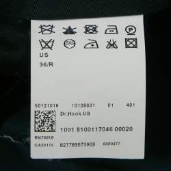 Pre Owned Boss by Hugo Boss Midnight Blue Wool Regular Fit Trousers XL