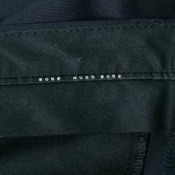 Pre Owned Boss by Hugo Boss Midnight Blue Wool Regular Fit Trousers XL