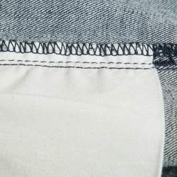 Pre Owned Boss By Hugo Boss Dark Blue Washed Denim Jeans L Waist 36"