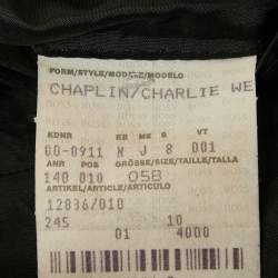 Pre Owned Boss By Hugo Boss Black Virgin Wool Single Breasted Suit 4XL