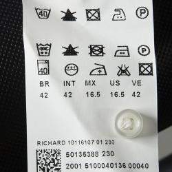 Pre Owned Boss By Hugo Boss Multicolor Checked Long Sleeve Button Front Shirt XL