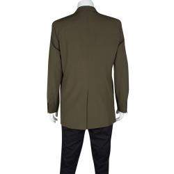 مملوكة مسبقًا Boss By Hugo Boss Vintage Brown Wool Tailored Rossellini Blazer L