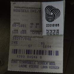 مملوكة مسبقًا Boss By Hugo Boss Vintage Brown Wool Tailored Rossellini Blazer L