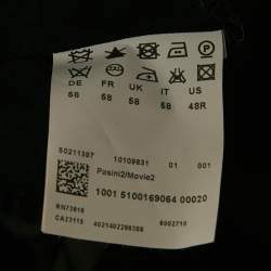 Pre Owned Boss By Hugo Boss Black Wool Formal Pants 4XL