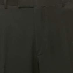 Pre Owned Boss By Hugo Boss Black Wool Formal Pants 4XL