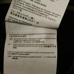 Pre Owned Boss By Hugo Boss Black Wool Formal Trousers XXL