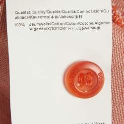 Pre Owned Boss By Hugo Boss Orange Cotton Paule 4 Polo T-Shirt L