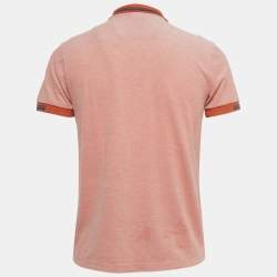 Pre Owned Boss By Hugo Boss Orange Cotton Paule 4 Polo T-Shirt L