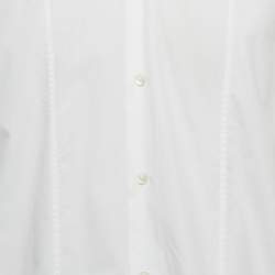 Pre Owned Boss By Hugo Boss White Cotton Slim Fit Shirt XXL 