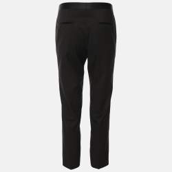 Pre Owned Boss By Hugo Boss Black Virgin Wool Formal Pants M