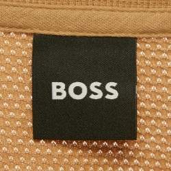 Pre Owned Boss By Hugo Boss Brown Knit Tiburt T-Shirt M