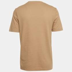 Pre Owned Boss By Hugo Boss Brown Knit Tiburt T-Shirt M