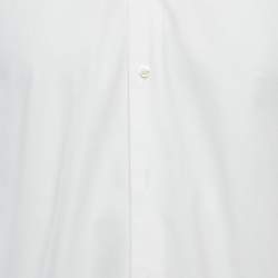 مملوكة مسبقًا Boss By Hugo Boss White Cotton Slim Fit Shirt S