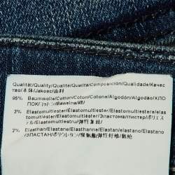 Pre Owned Boss by Hugo Boss Blue Denim 040 Taber Tapered Fit Jeans L/Waist 36"