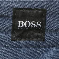 مملوكة مسبقًا شورت قطن أزرق بوس باي هوغو بوس مقاس متوسط - ميديم