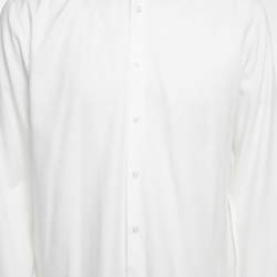 مملوكة مسبقًا قميص بوس باي هوغو بوس جايدن قطن أبيض بقصة سليب مقاس كبير جدًا - إكس لارج