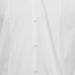 Pre Owned  Boss By Hugo Boss White Cotton Slim Fit Philip Shirt L