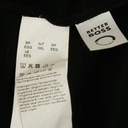 Pre Owned Boss By Hugo Boss Black Cotton L -Perry 14 Polo T-Shirt XXL 