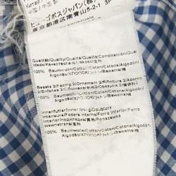 Pre Owned Boss By Hugo Boss Blue/White Checkered Cotton Obert Regular Fit Shirt XL 