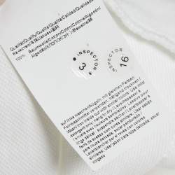 Pre Owned Boss By Hugo Boss White Pique Slim Fit Polo T-Shirt XXL
